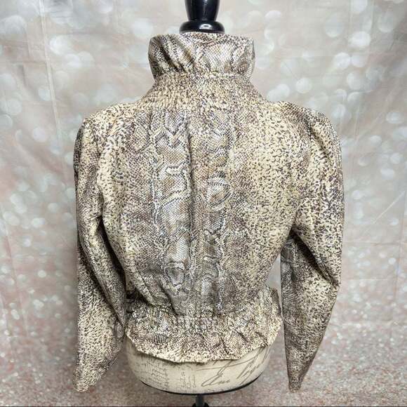 Bamboo Traders Snake-Print Frill Jacket - Picture 7 of 7